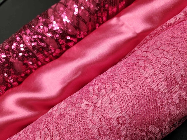 Red Confetti Sequin  Dru Christine Fabrics & Design